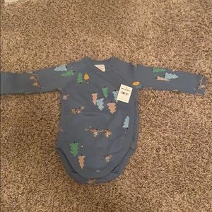 Hanna Andersson Woodland Onsie